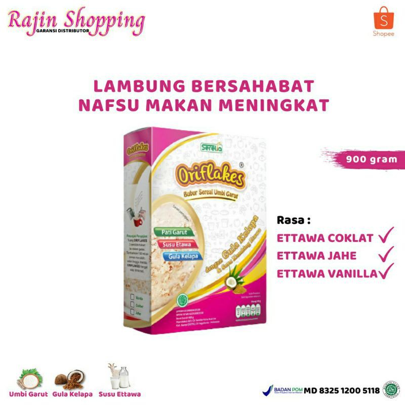 

Makanan Sereal Sehat Mengobati Asam Lambung Oriflakes Cereal Umbi Garut