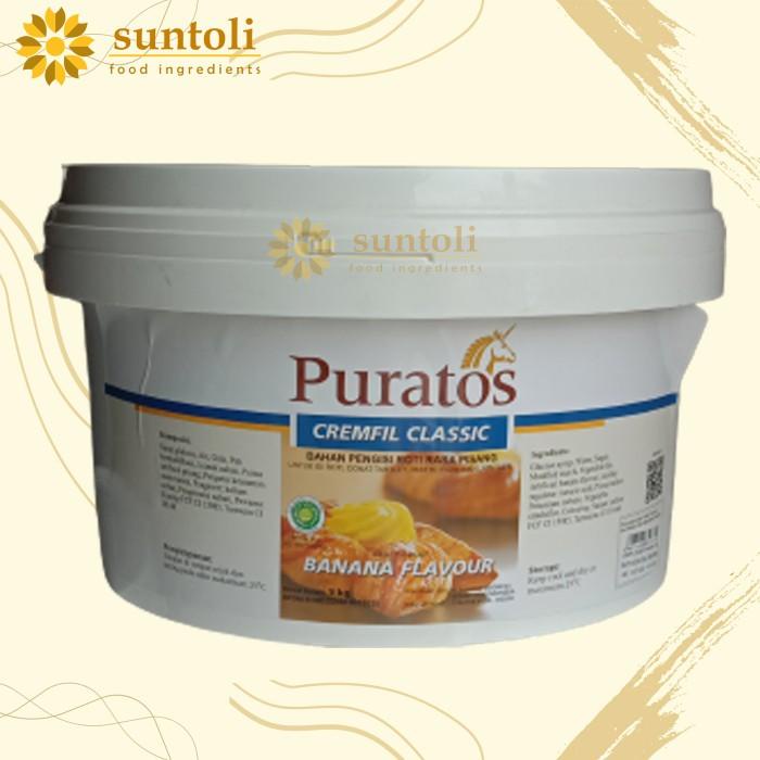 

PURATOS CREMFIL CLASSIC BANANA / Filling Siap Pakai Rasa Pisang - 5 kg Best Seller