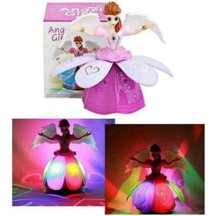 MAINAN ANAK PEREMPUAN BONEKA  ANGEL MENARI -  GIRL FROZEN DANCE PRINCES  NO.OBT-214