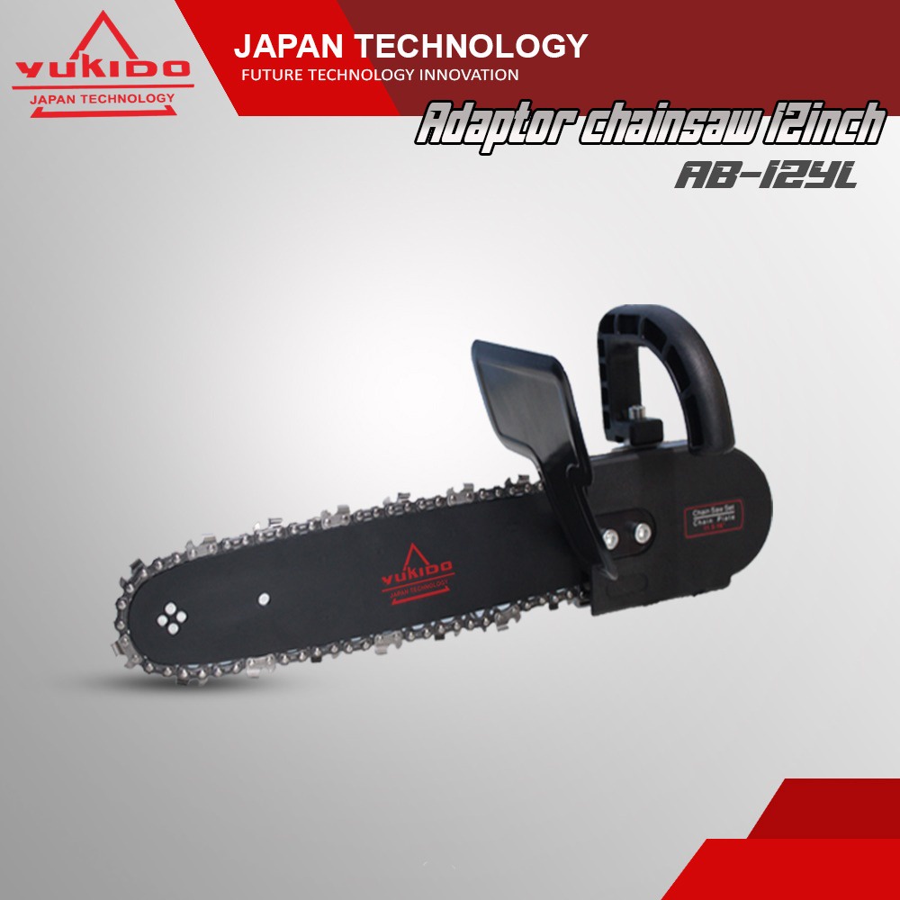 DIJAMIN ASLI !! RYU Electric Chain Saw 12'' inch / Adaptor Chainsaw 12 inch YUKIDO SAMBUNGAN GERGAJI KE GERINDA RYU ADAPTOR CHAINSAW chain saw Gergaji Potong Kayu Gerinda