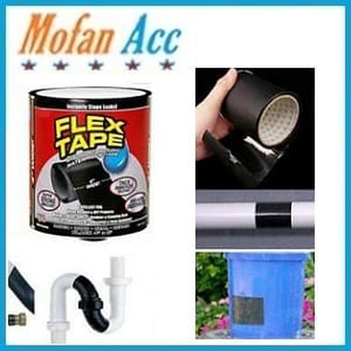 

Flex Tape Isolasi Lakban Anti BOCOR Super Kuat Rubberized Waterproof Berkualitas