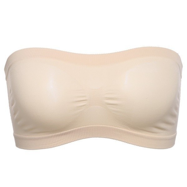 MurmerOfficial Bra Crop Top Strapless BH Breathable Flexible Pakaian Dalam Wanita Seamless COD B027