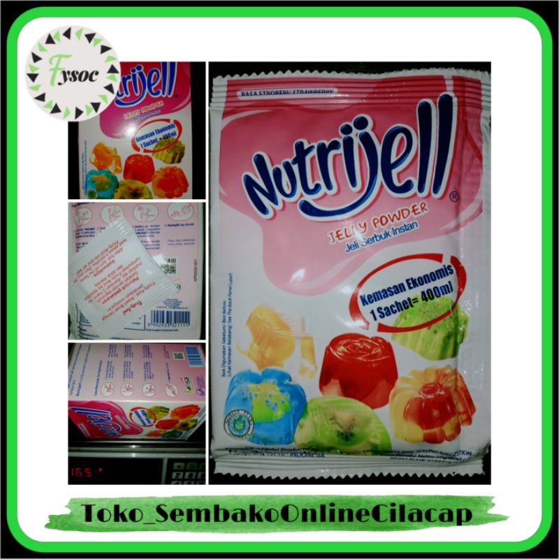 

NUTRIJELL STRAWBERRY ANGGUR LECI LEMON JAMBU CINCAU PLAIN 5GR / 10GR DAN COKLAT 20GR