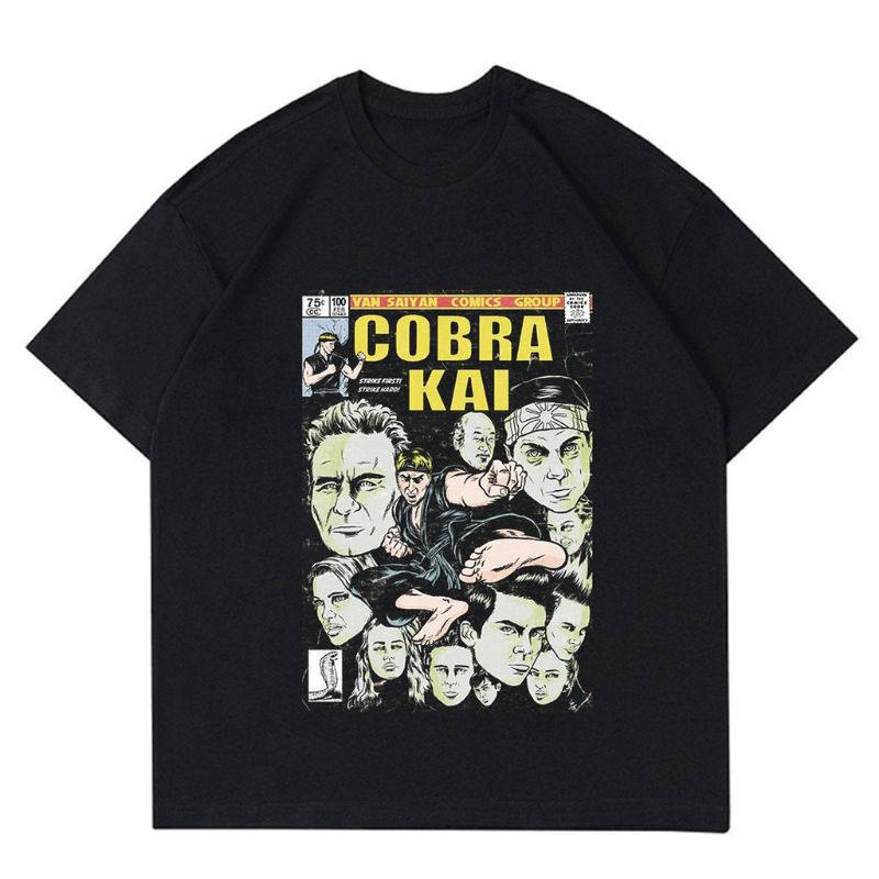 KAOS FILM COBRA KAI | COBRA KAI | KAOS HITAM TERLARIS