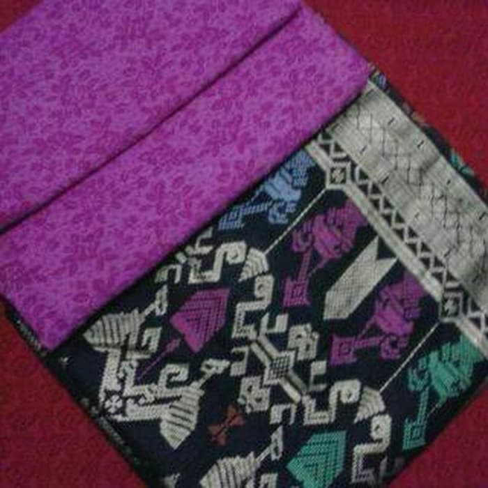 batik pekalongan kain batik prada ungu db