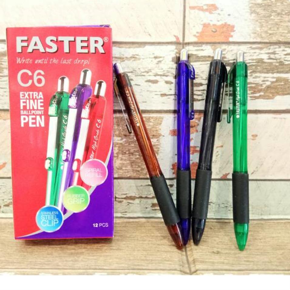 

Pasti Hemat Pulpen Faster C6 (12 pcs)