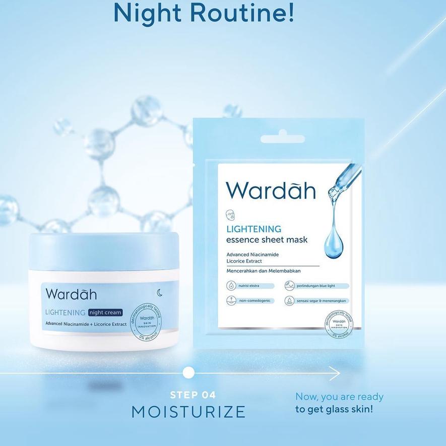 Dijamin Ori> Wardah Lightening Series | Day Night Cream | Serum | FaceWash | Toner  Original BPOM pa