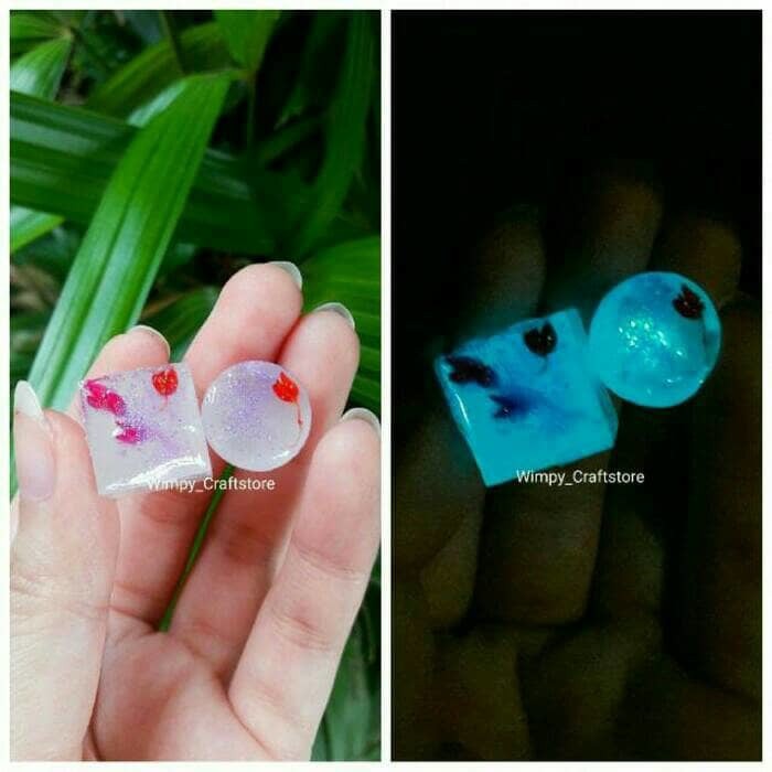 Bubuk glow in the dark cat glow in the dark paint bubuk fosfor resin