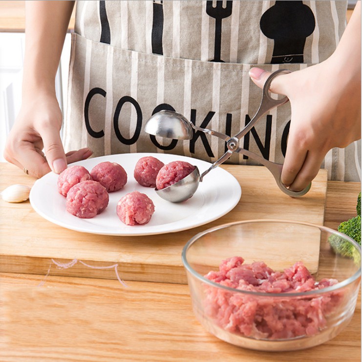 Alat Cetakan Bakso Stainless Steel Cetakan Daging DIY Meatball Maker