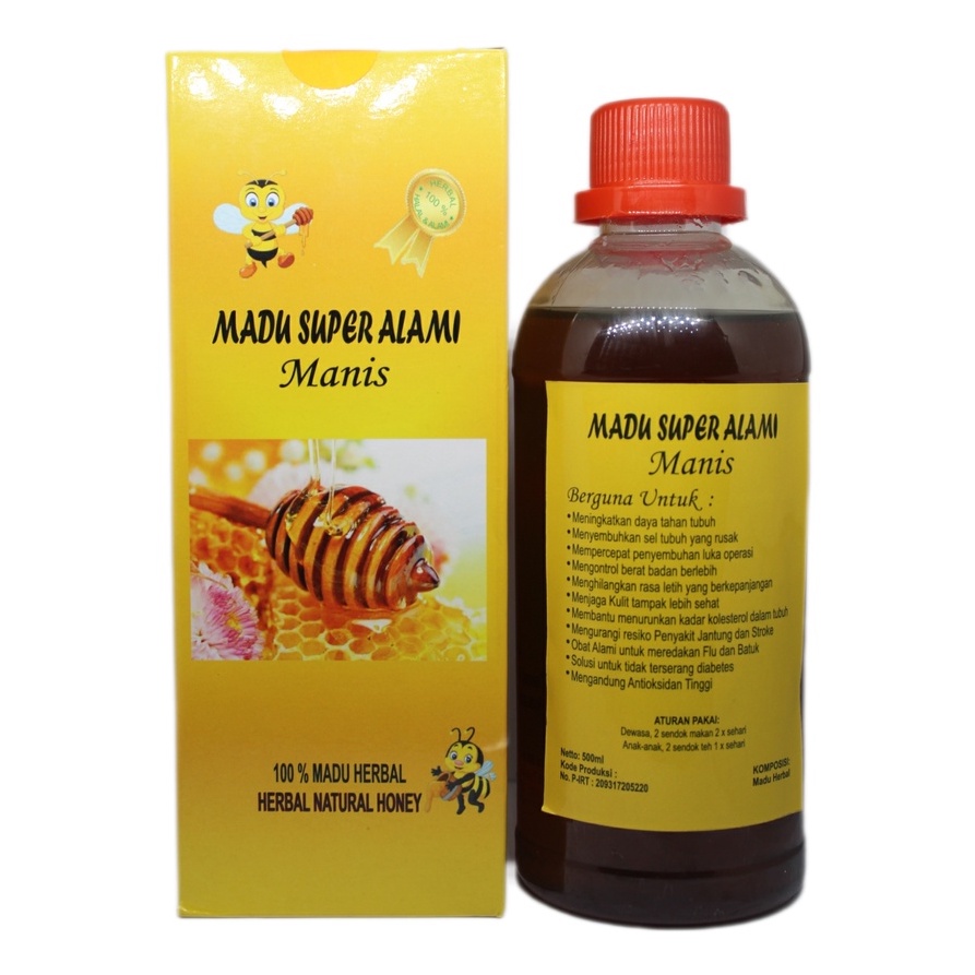 MADU SUPER ALAM MANIS 100% MADU HERBAL