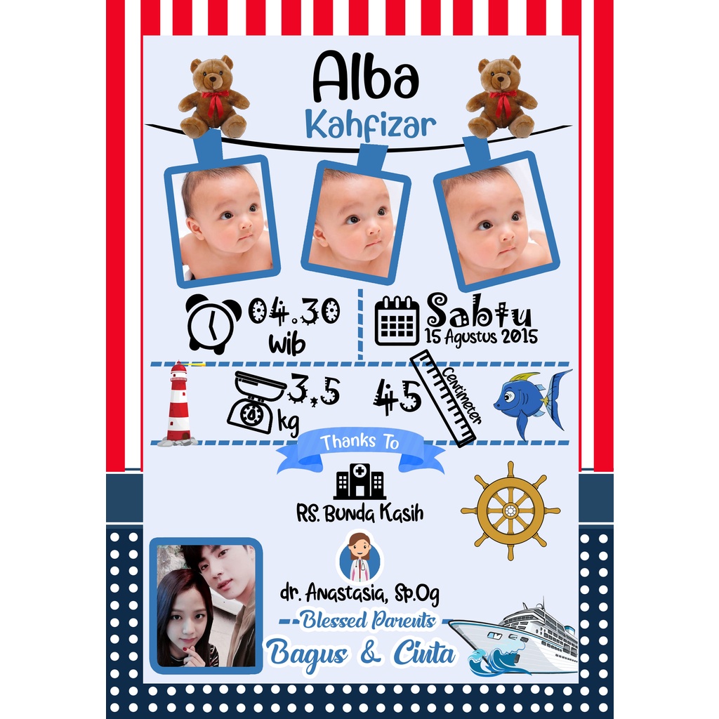 MILIKI DESAIN BIODATA BAYI HARGA TERJANGKAU BANYAK PILIHAN BIODATA ANAK BIODATA KELAHIRAN-31