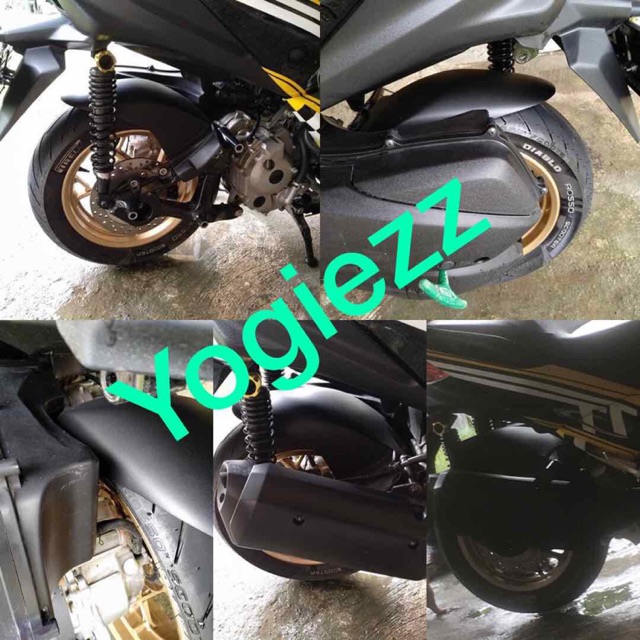 Hugger xmax ban 150 keatas pelindung lumpur belakang hugger yamh xmax ban 150