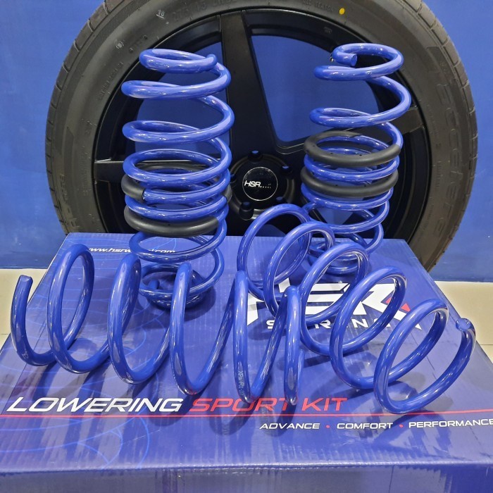 LOWERING KIT HSR BLUE HONDA BRIO DAN JAZZ