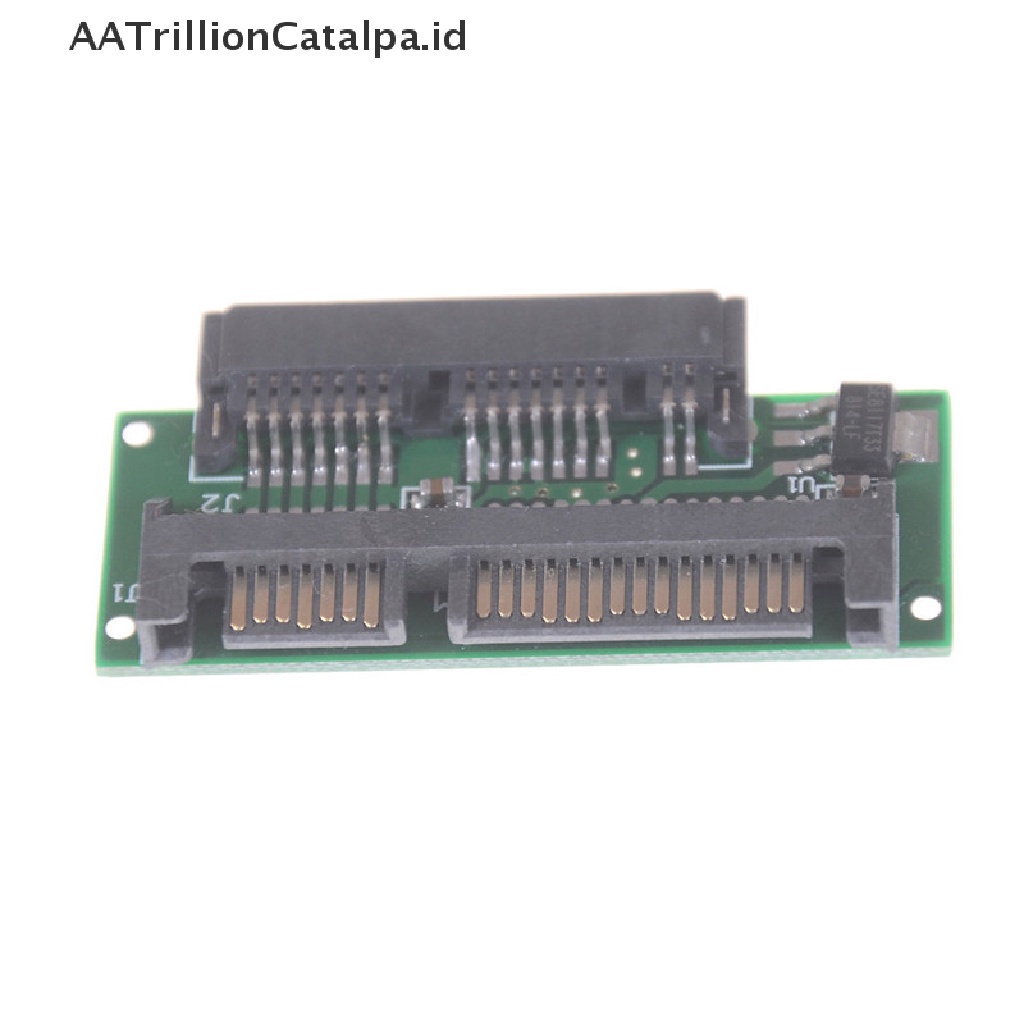 (AATrillionCatalpa) Adapter Hardisk HDD SSD 3.3V Ke 2.5 &quot;22PIN SATA 5V Ukuran 1.8&quot;