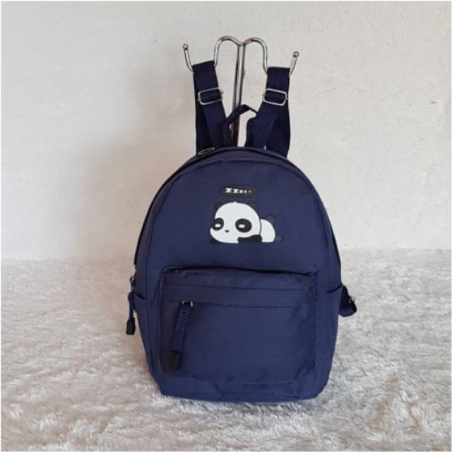 Tas minisco tas ransel mini panda backpack ada port handset