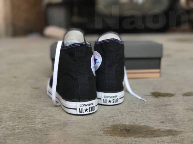 Temukan Sepatu Converse CT All Star Basic Classic OX Black White Hitam Putih High