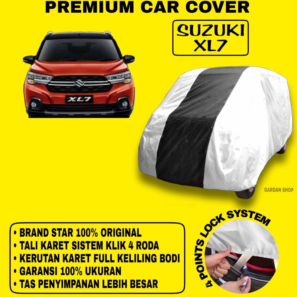 Body Cover SUZUKI XL7 SILVER HITAM Penutup Bodi Mobil Suzuki Xl7 Waterproof PREMIUM