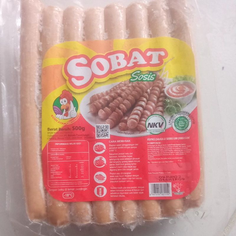 

sosis sobat long 500gr