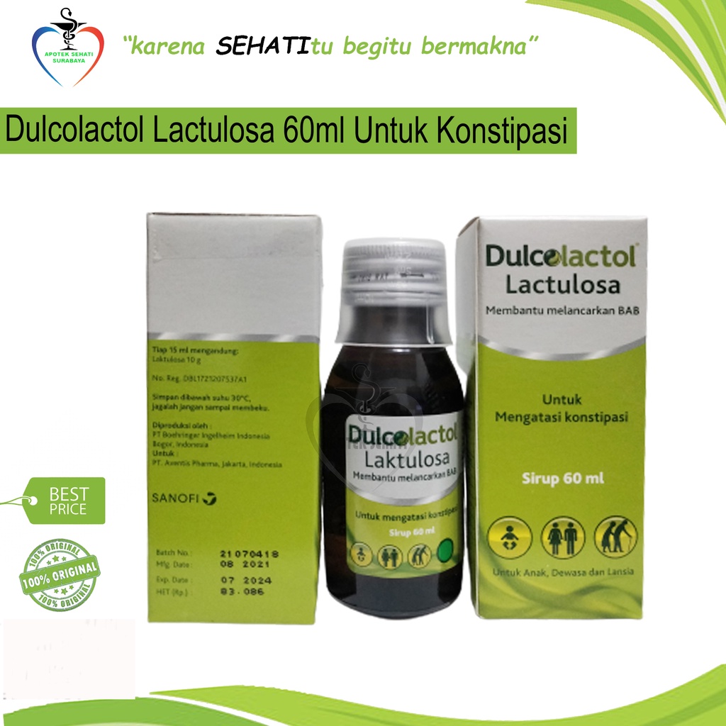 DULCOLACTOL LACTULOSA SIRUP SEMBELIT