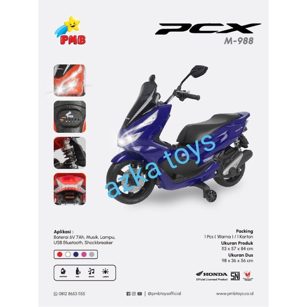 motor aki pcx produk terbaru dari PMB kado ulang tahun motor nmax mainan anak motor n-max
