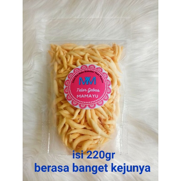 

MAKANAN RINGAN/CEMILAN TELUR GABUS KEJU/CENDOL KEJU BY MAMAYU - ISI 220gr