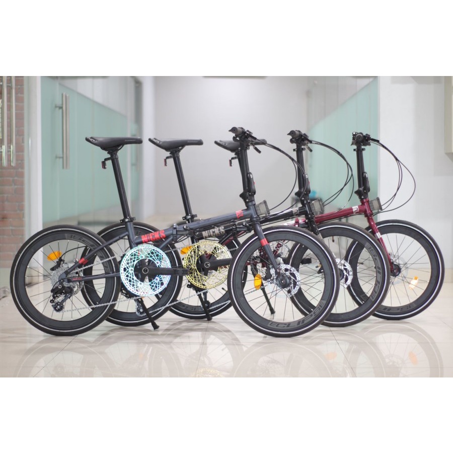 Sepeda Lipat Element NICK X10 Chromoly NEW 2022 10 Speed 20 Inch Garansi-2