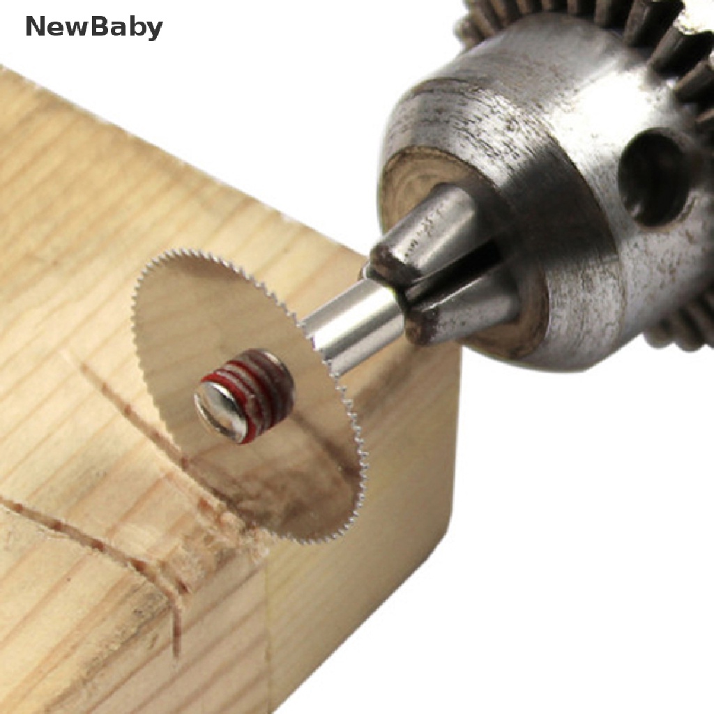 Newbaby 10Pcs / set Cakram Pemotong Stainless Steel Metal 16 18 22 25 32mm