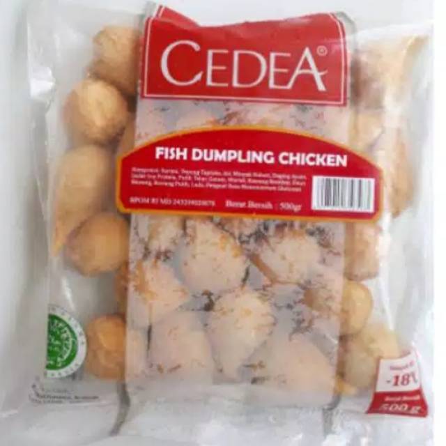 

Cedea fish dumpling chiken 500 gram