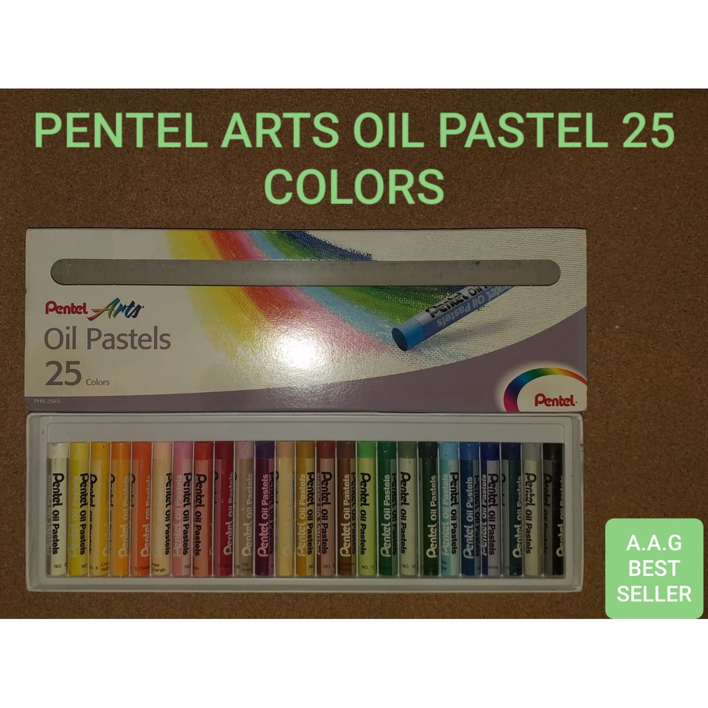 

PENTEL ARTS OIL PASTEL 25 COLORS