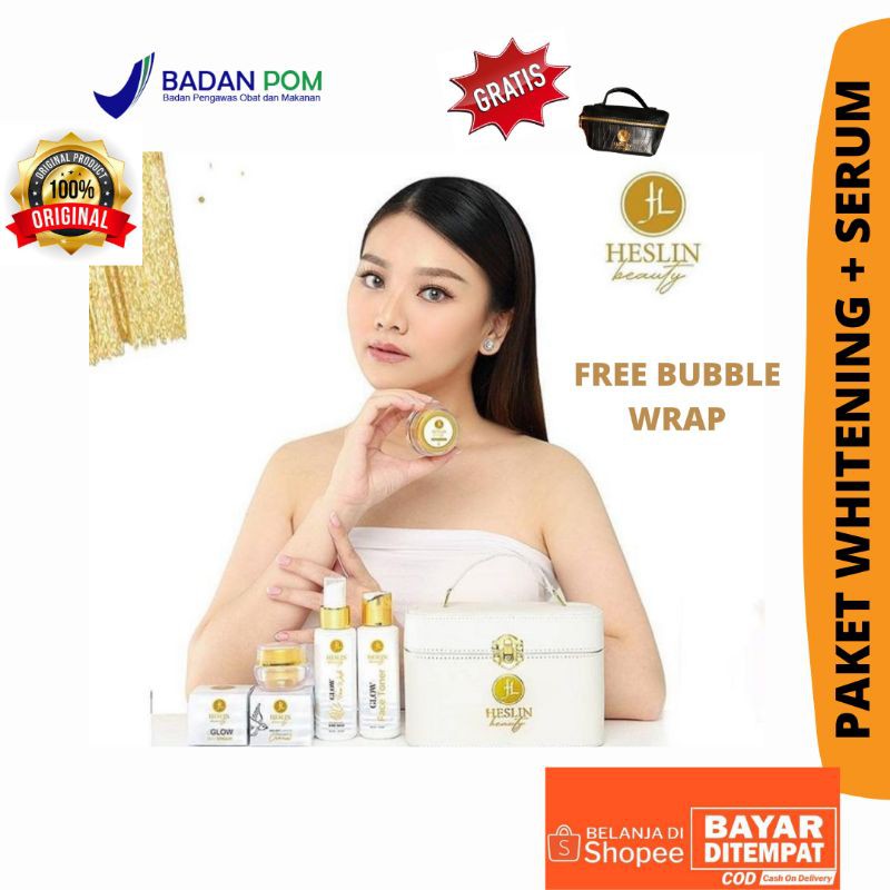 PAKET WAJAH HESLIN BEAUTY / KRIM WAJAH HESLIN / SKINCARE HESLIN BEAUTY