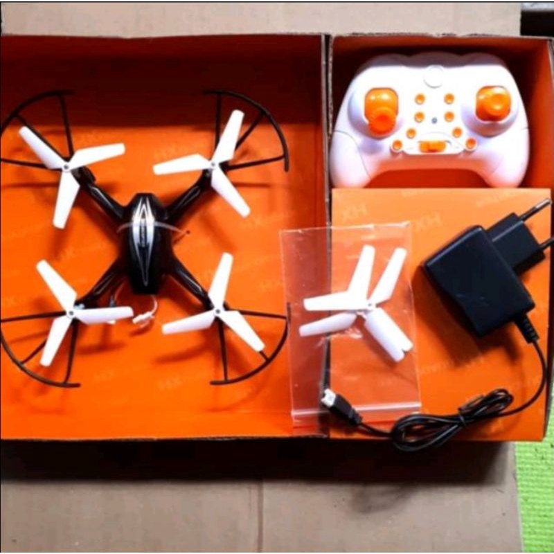 Mainan RC Mini Drone HX750 Fly Easy Plastik Tebal