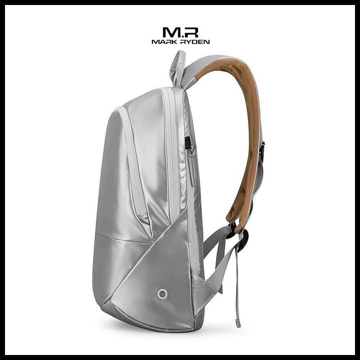 Mark Ryden MR9978 Backpack Bag - Tas Ransel Laptop - SILVER