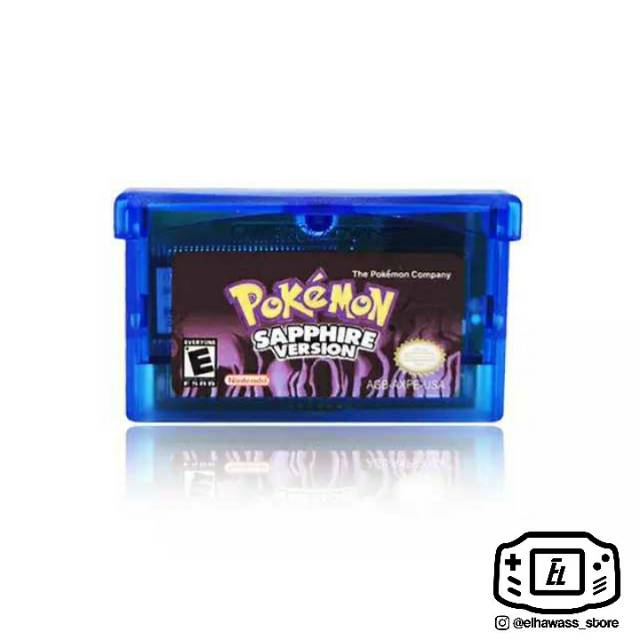 Kaset Gameboy Advance Pokemon Sapphire Cartridge Game Boy Nintendo DS lite NDS Game Retro