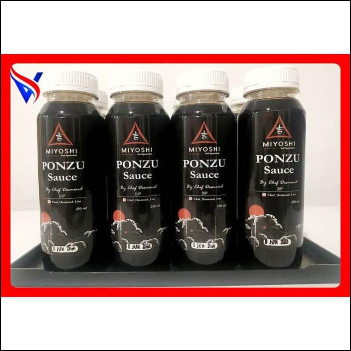 

SAUCE PONZU MIYOSHI BY CHEF DESMOND LIM, SAUS RESTORAN JEPANG 250ML