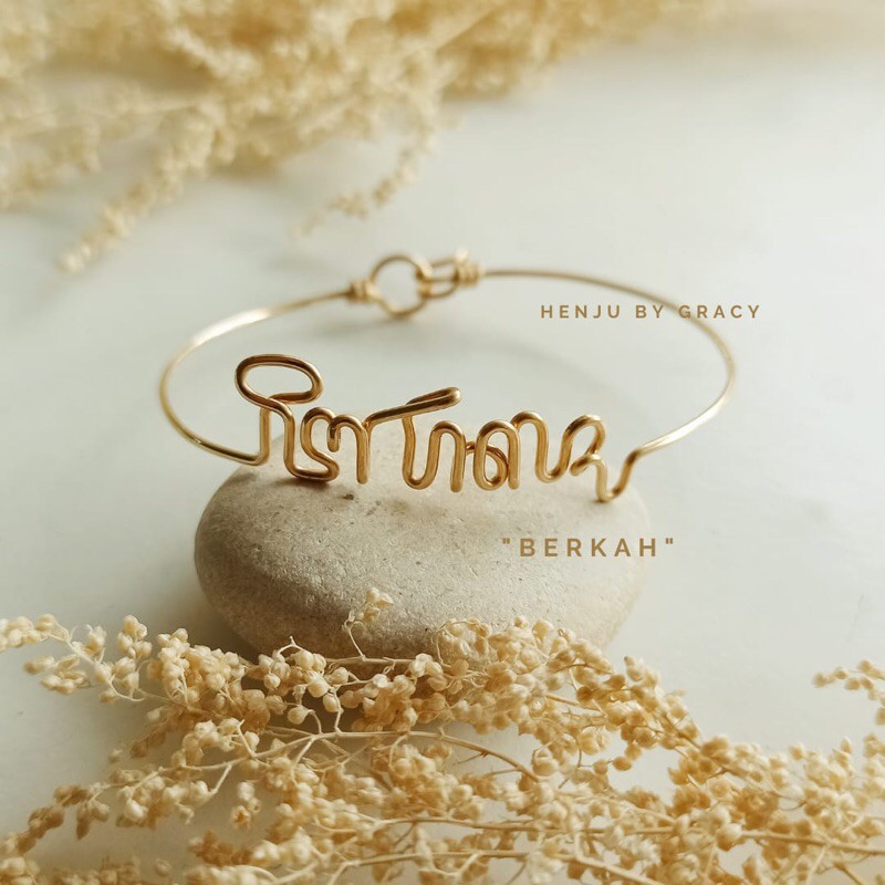 Gelang Aksara Jawa Aksara Jawa Bracelet Shopee Indonesia