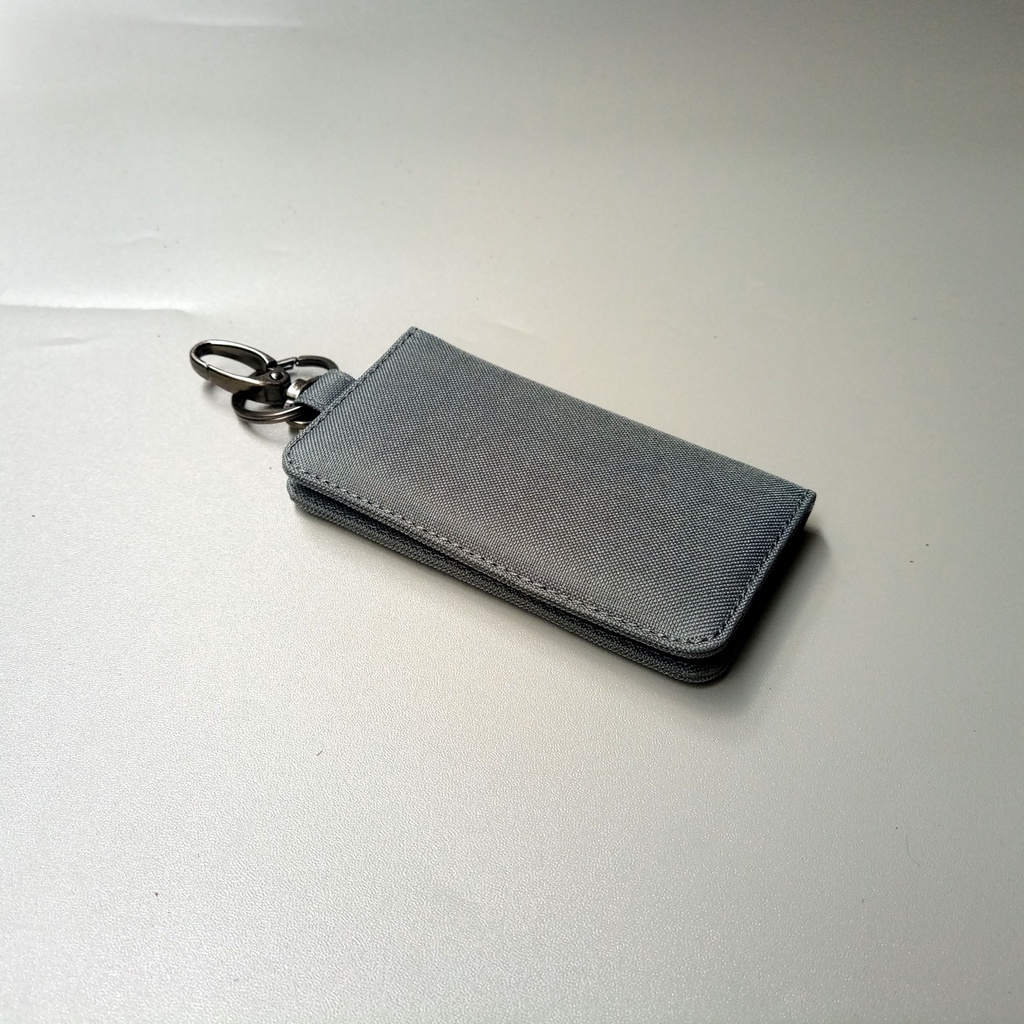 gantungan kunci Motor Dompet Stnk Mobil Grey - WSGK073