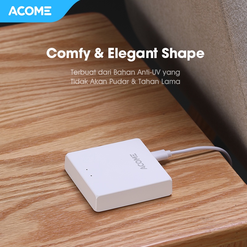 ACOME Smart Multimode Gateway Smart Control AI-GW02 Putih