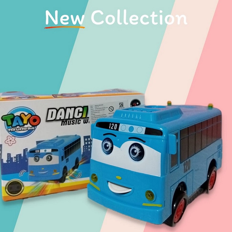 Mainan Bus Tayo Dancing - Mainan Bus Tayo Bump And Go - Bus Tayo