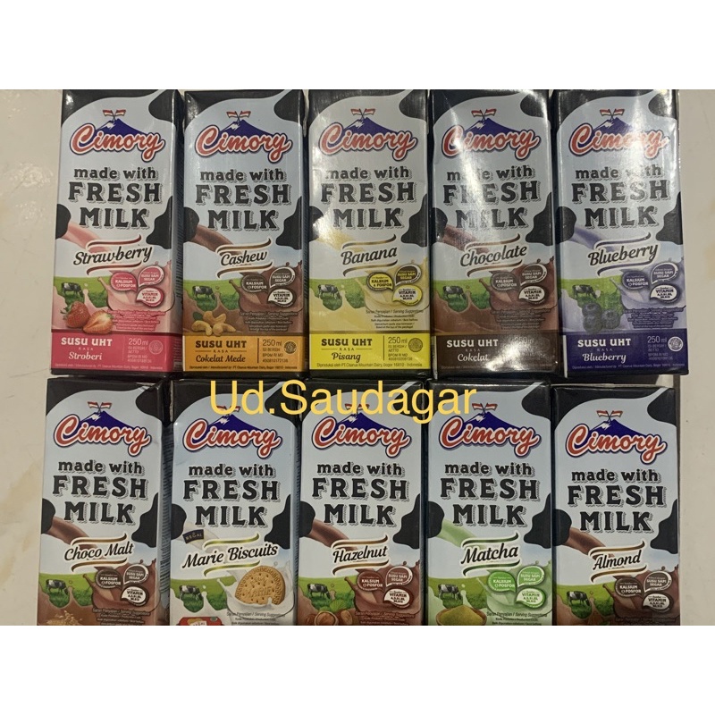 

Cimory Susu UHT Fresh Milk 250ml / 125ml