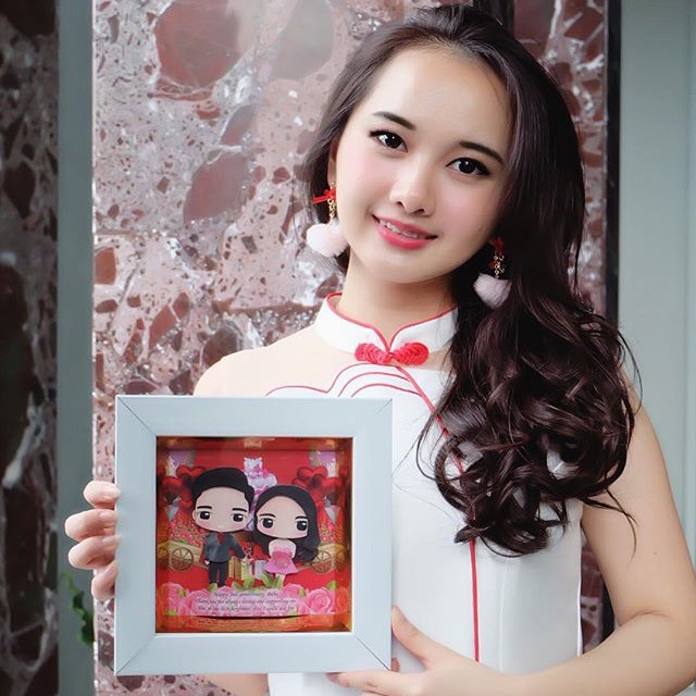 

Couple 15x15 Chibi Karikatur Carricature Scrapframe Scrapbook