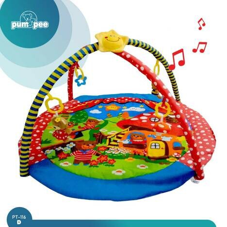 Pumpee Play mat with Music Alas Tidur Bayi