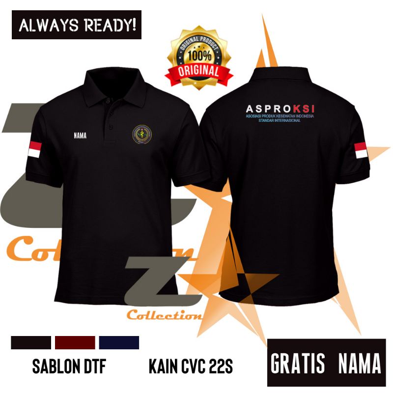 KAOS POLO ASPROKSI / KAOS KESEHATAN