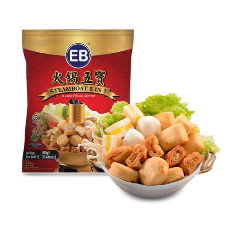 

EB Steamboat 5in1 500g 火锅五宝 Frozen Steamboat Malaysia
