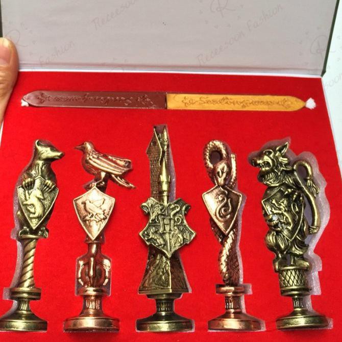 

Harry Potter Wax Seal Hogwarts Vintage Badge Sealing Sets Gift Box Riantihanumshop9