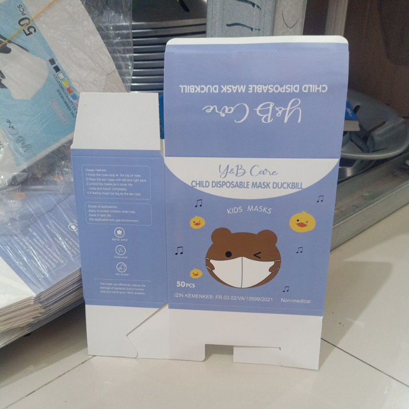 kardus/box masker Duckbill anak isi 50