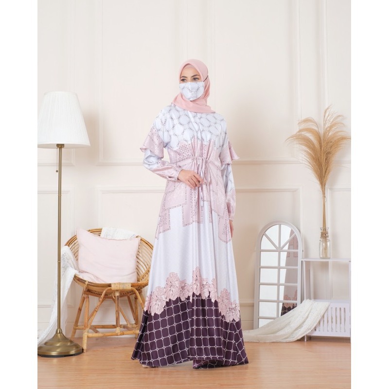 LW Dress Maxmara Premium | Dress Muslim Silk Premium gamis maxmara gamis silk akasia syahnaz