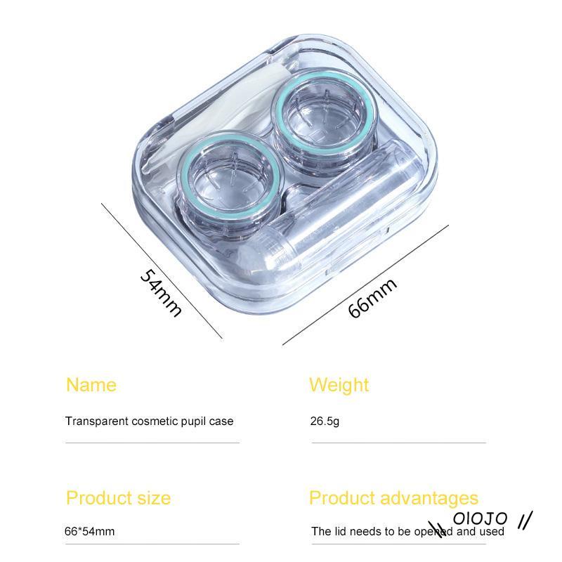 Case Lensa Kontak Transparan Portable Higienis All in one ol2