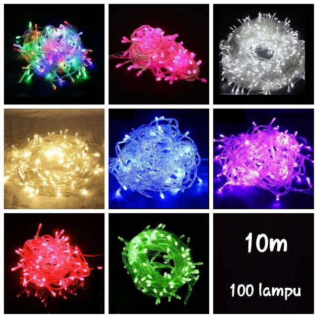 sale Lampu Hias Natal / Tumblr / LED Ricelamp 10m x 100pcs