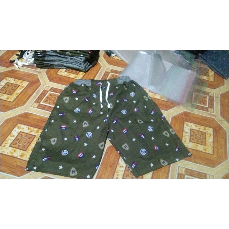 TERLARIS CELANA CHINOS PENDEK MOTIF DEWASA-ARMY