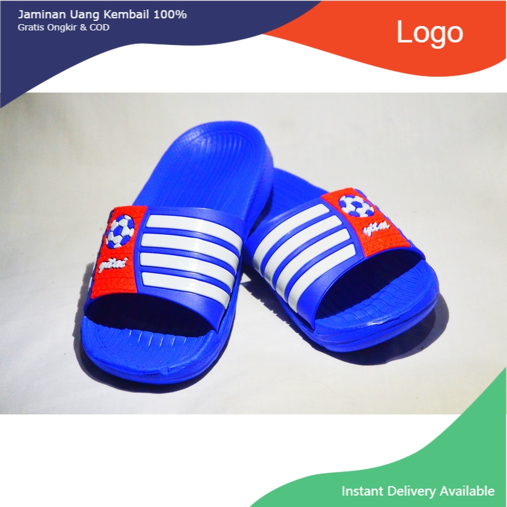 SANDAL KARET  ANAK LAKI-LAKI YT-317 / SANDAL SELOP BOLA YITAI / SANDAL SELOP ANAK LUCU / SANDAL ANAK TERLARIS / SANDAL KOKOP BOLA YITAI